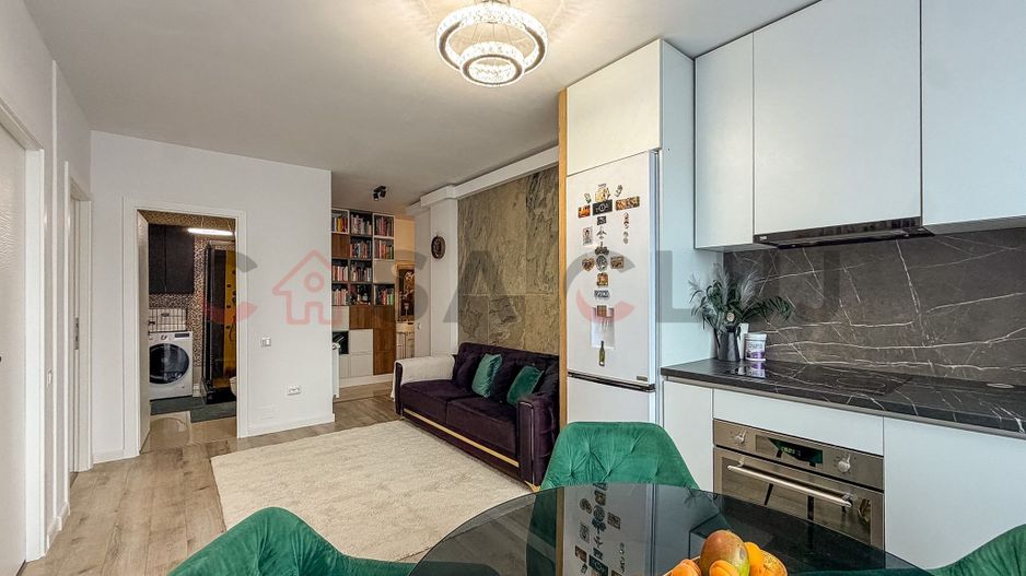 Apartament cu 2 dormitoare + living cu bucatarie open space - Poză 4