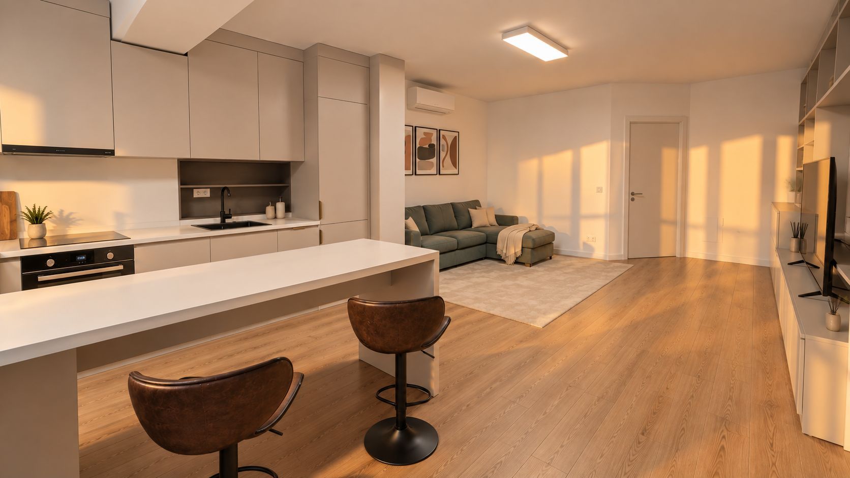 Apartament 2 camere lux decomadat Pipera Plaza - Poză 4
