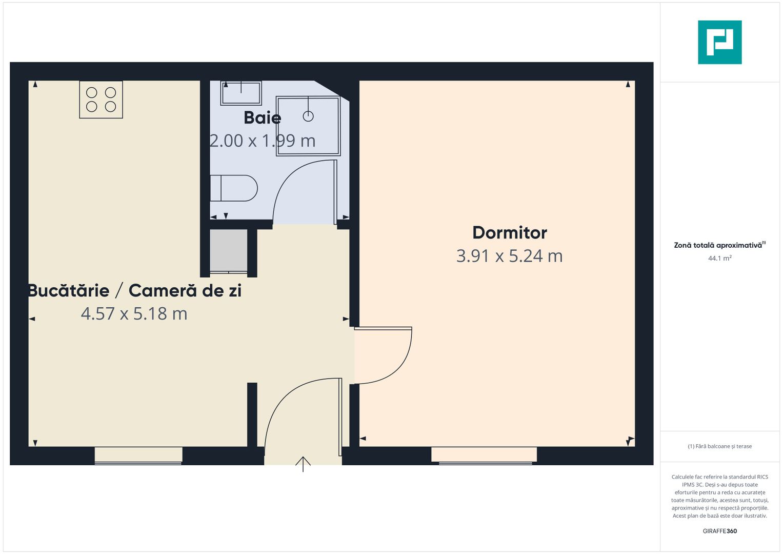 Apartament 2 camere, zona ultracentrală Arad - Poză 6