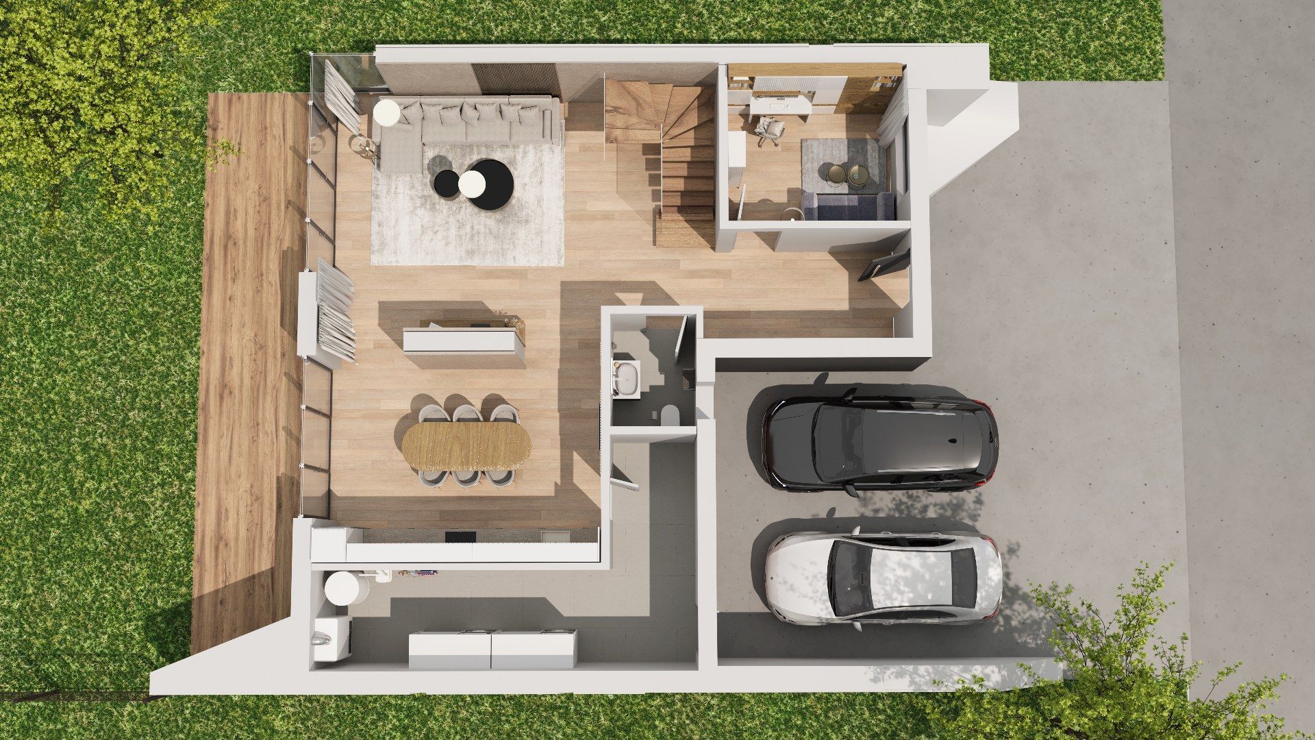 VILA INDIVIDUALA SMART | PISCINA PE ACOPERIS | PIPERA-VOLUNTARI - Poză 16