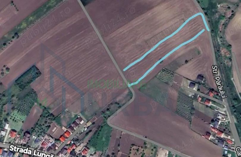 Teren extravilan Holboca Iași 4400 mp -Deschidere la două drumuri 17 ml -La doar 40 ml de intravil - Poză 1