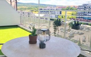 Penthouse pe 2 nivele, 5 camere, 160 mp,3 bai, 75 mp terase cu panorama superba! - Poză 6