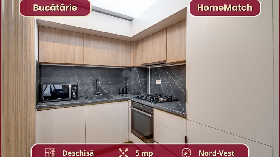Cortina North || 2 camere || Parcare subterană || Comision 0% - Poză 5