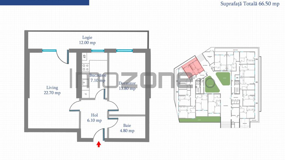 Apartament 2 Camere | 65 mp | Bloc Nou | Metrou Pacii / Preciziei | Militari - Poză 20