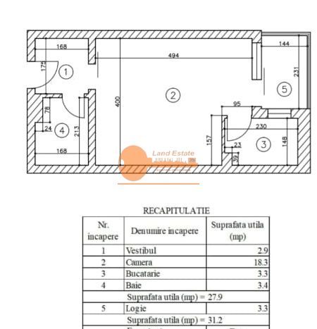 Garsonieră Lujerului – 300m Metrou - Schiță 8