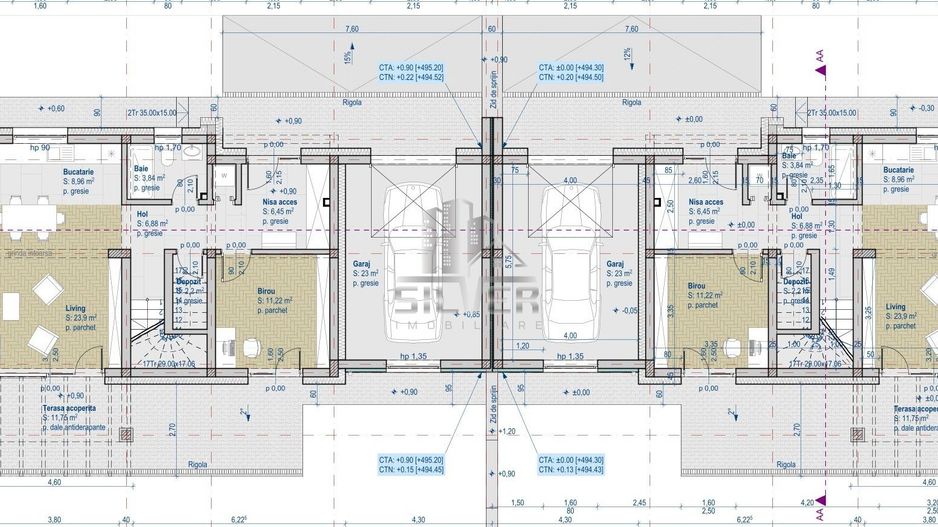 Casa alipita prin garaj/Teren 417 mp/CF. - Poză 5