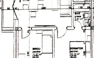 Apartament 3 camere-2 balcoane-etaj 1- Zona  Calea Moldovei - Poză 1