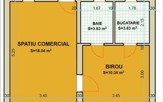 Spațiu comercial parter pretabil apartament 2 camere - Poză 1