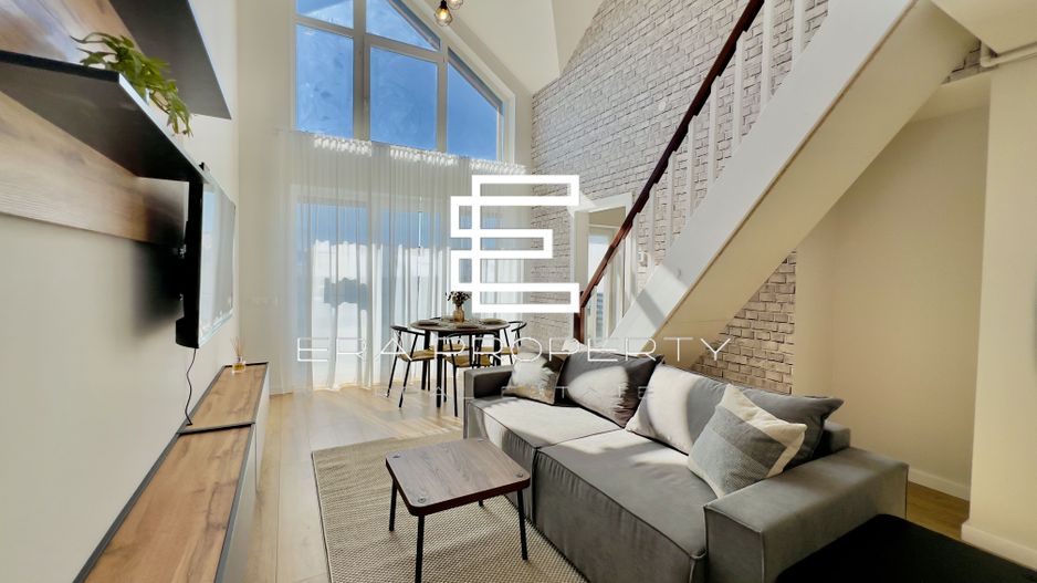 Penthouse 4 camere, terasa 14.42 mp mobilat -zona Aeroport Sibiu - Poză 5