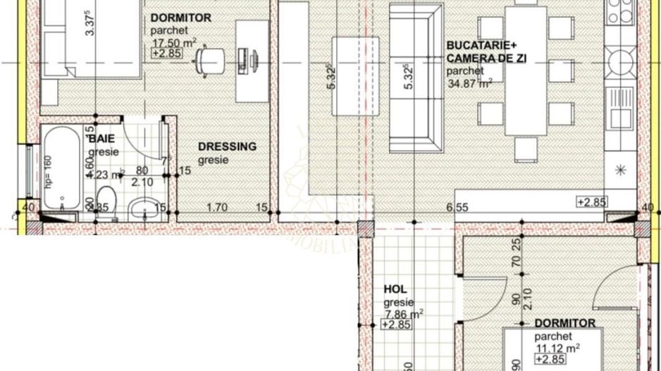 Apartament Ultrafinisat 80 mp+balcon 10 mp-etaj 1-lift-Libertatii - Poză 6