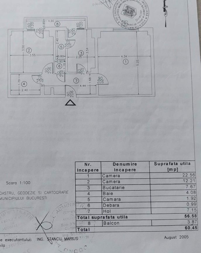 2 CAMERE | BULEVARDUL OCTAVIAN GOGA - Schiță 6