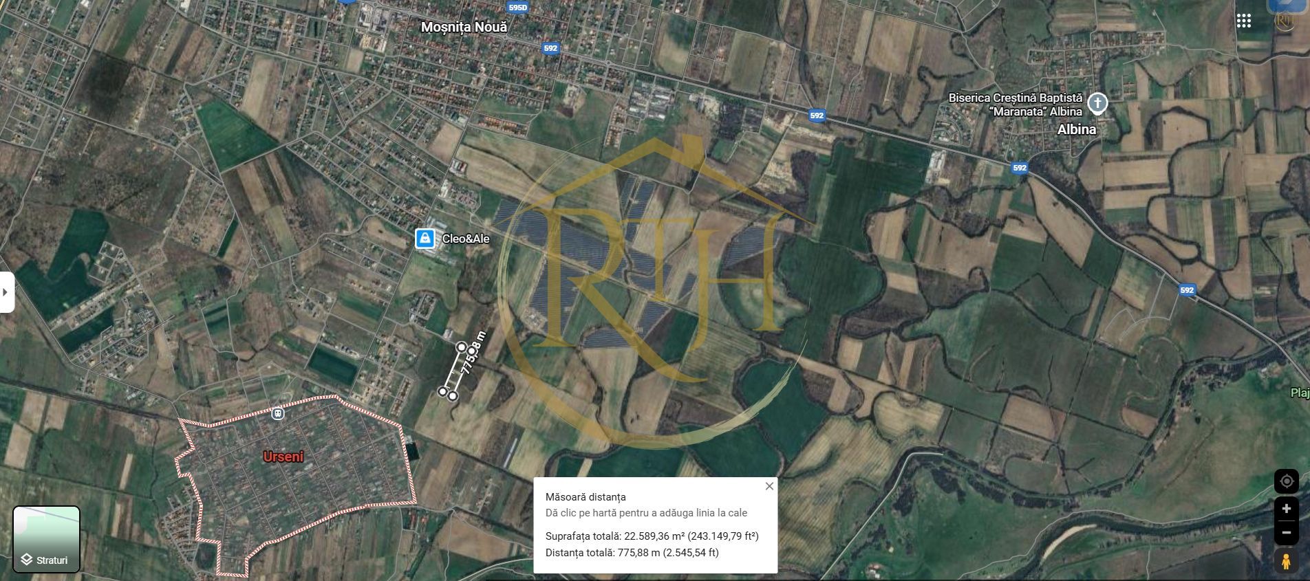 De vanzare parcele teren intravilan in Urseni  pentru constructii rezidentiale. - Poză 10