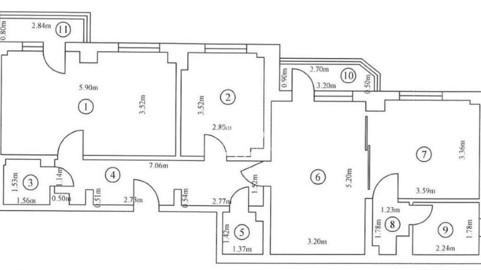 Ștefan cel Mare | Apartament 3 camere | Bloc 1980-etaj 2 | Vedere laterala - Poză 16