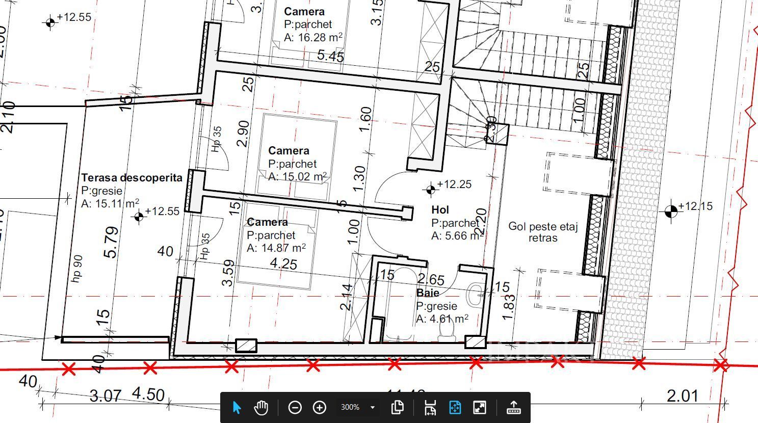 Apartament tip Penthouse Premium – 2 niveluri, 2 terase - IRA! - Schiță 14