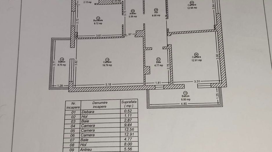 Steaua | 4 Camere |  Etaj 1 | Bloc Izolat | Centrala Proprie - Poză 4
