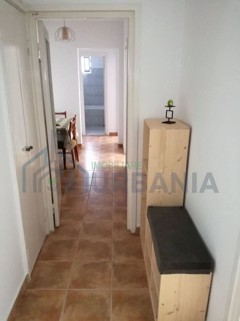 Apartament 3 camere decomandat, Podu Roș, Iași - Mobilat, utilat, centrală termică - Poză 1