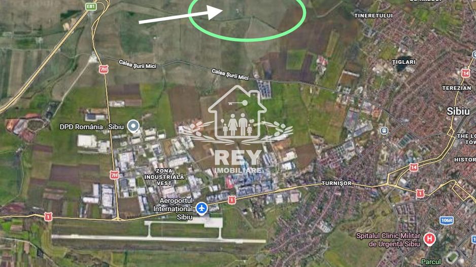 Teren 4900 mp extravilan de vânzare zona Calea Șurii Mici - Poză 1