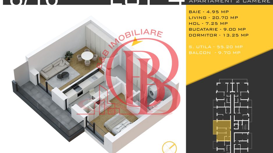 2 camere  Titan Pallady  Metrou Nicolae Teclu - Schiță 11