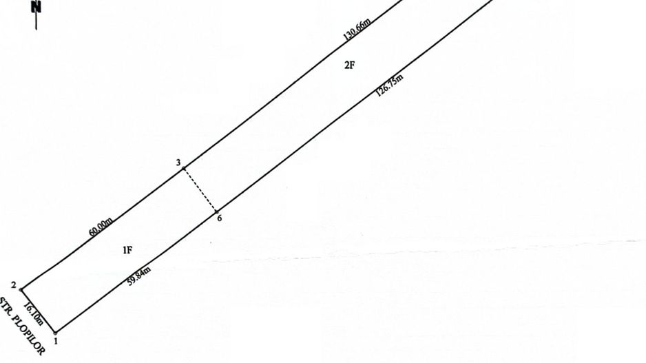 TEREN 1.000 mp intravilan + 2.000 mp extravilan, zona BRODOC; - Poză 4