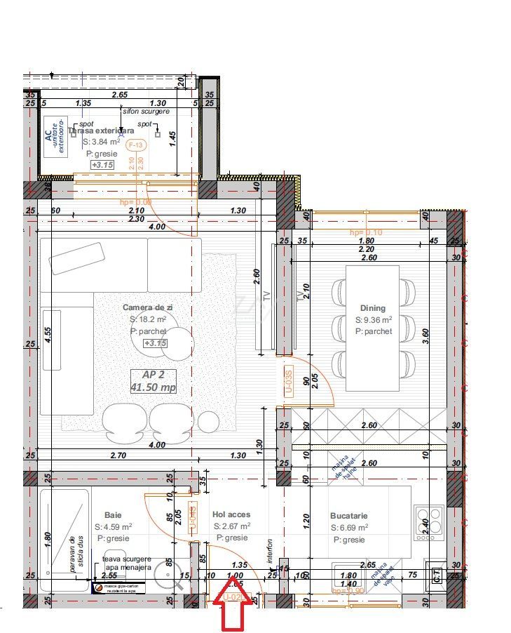 Bucatarie inchisa. Etaj 1. Loc de parcare. Asfalt. - Poză 10
