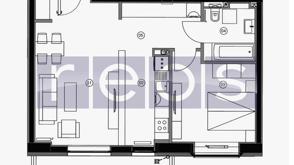 APARTAMENT 2 CAMERE | FLOREASCA | 65 MP| AVIATIEI TOWER - Poză 13
