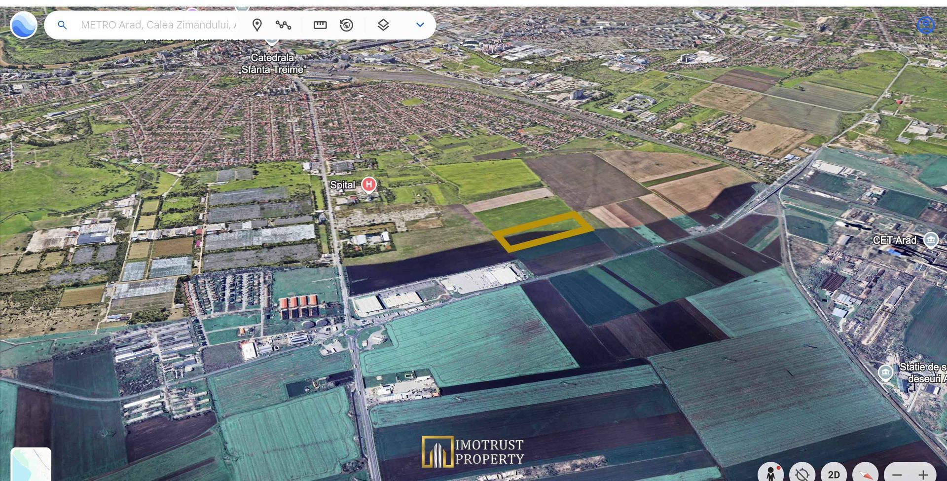 De vânzare Teren Intravilan 62.700 mp – Arad, Grădiște - Poză 3
