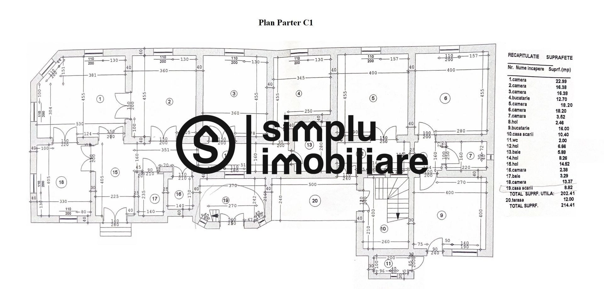 Casa Centrala Ideal pentru Clinica - Schiță 5