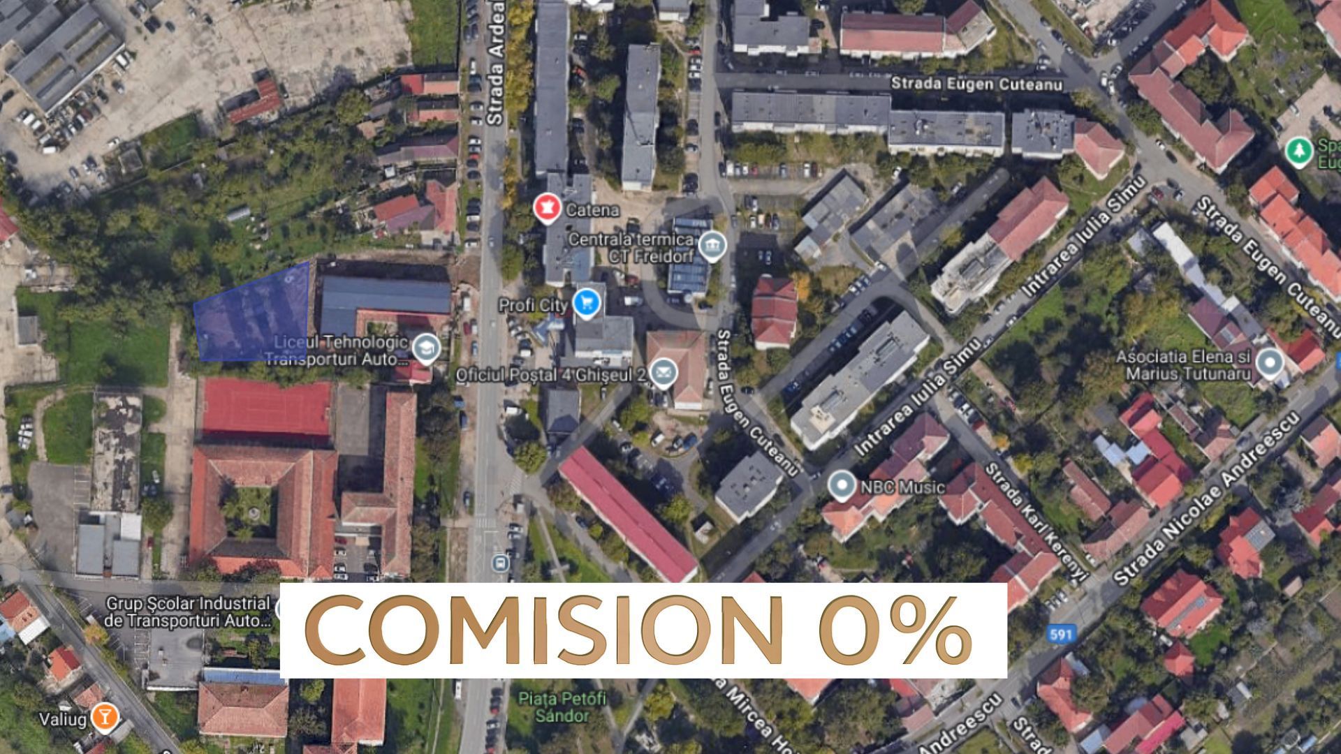 COMISION 0 | Teren intravilan cu autorizație| 1.300 mp |Zona Freidorf - Poză 1