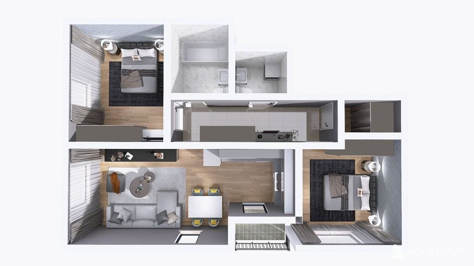 Apartament 3 camere Titan - Poză 1