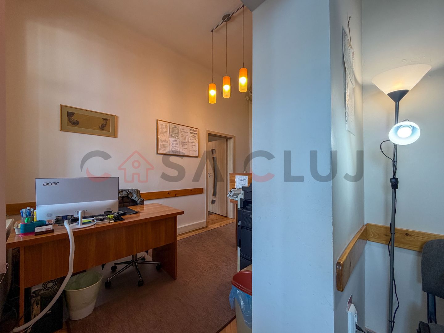 2 camere, zona centrala, finisat modern-locuinta sau birou - Poză 10