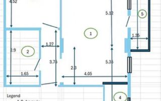 2 camere cu centrala bloc 2008 –  700m metrou Piața Sudului - Schiță 8