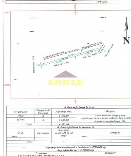 Teren intravila 4300 mp-Icuseni/Vorona,pret 4 e/mp negociabil! - Poză 1