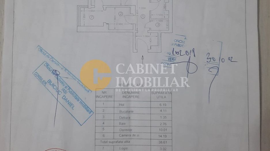 Zona ACB - Zimbru - 2 Camere Decomandat - Etaj Intermediar - Poză 9