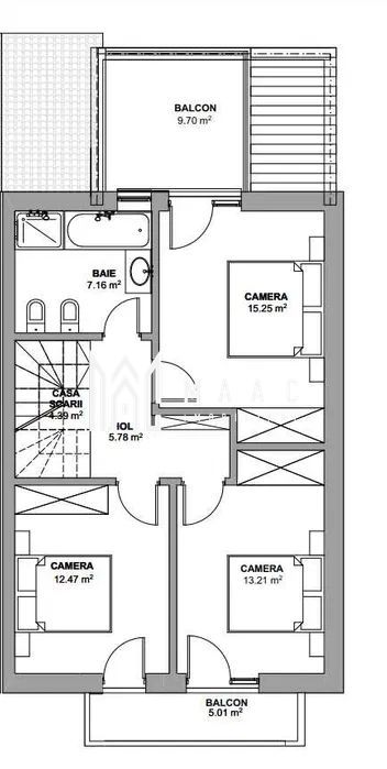 Comision 0 | Casa tip duplex | 4 Camere | Cristian - Poză 3