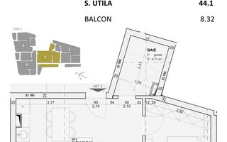 Apartament 2 camere FINISAT | Ploiesti 44 | Comision 0% - Poză 2