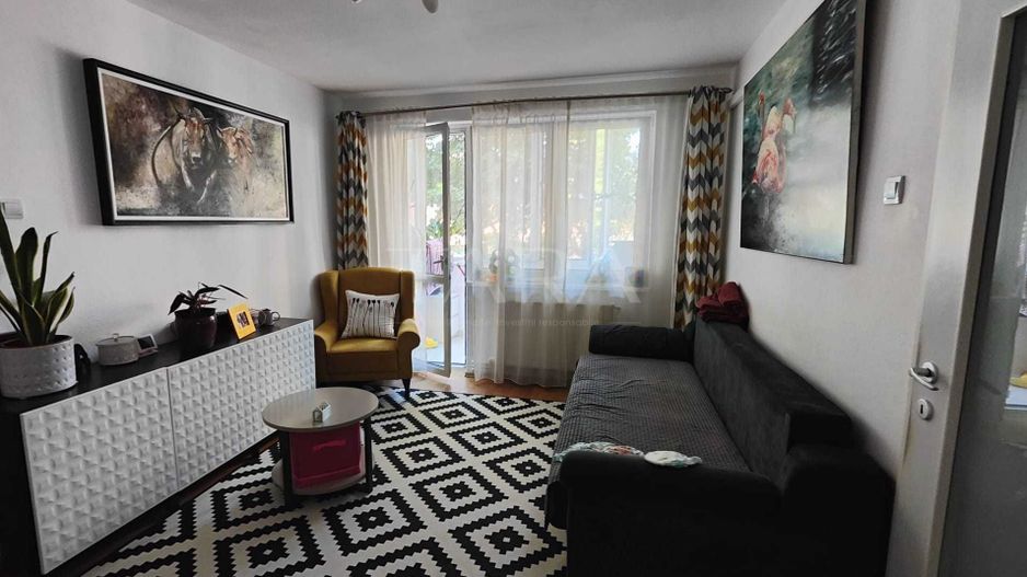 Apartament cu 2 camere, 44,35 mp, balcon închis, Centru. - Poză 1