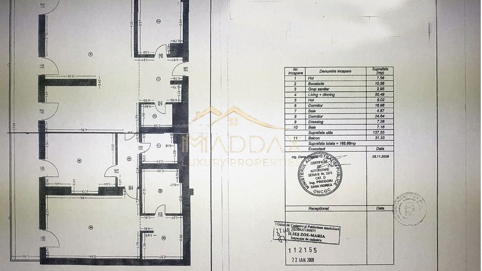 Apartament LUX**3 camere**168 mp**2 locuri parcare// Ambasada USA - Poză 19