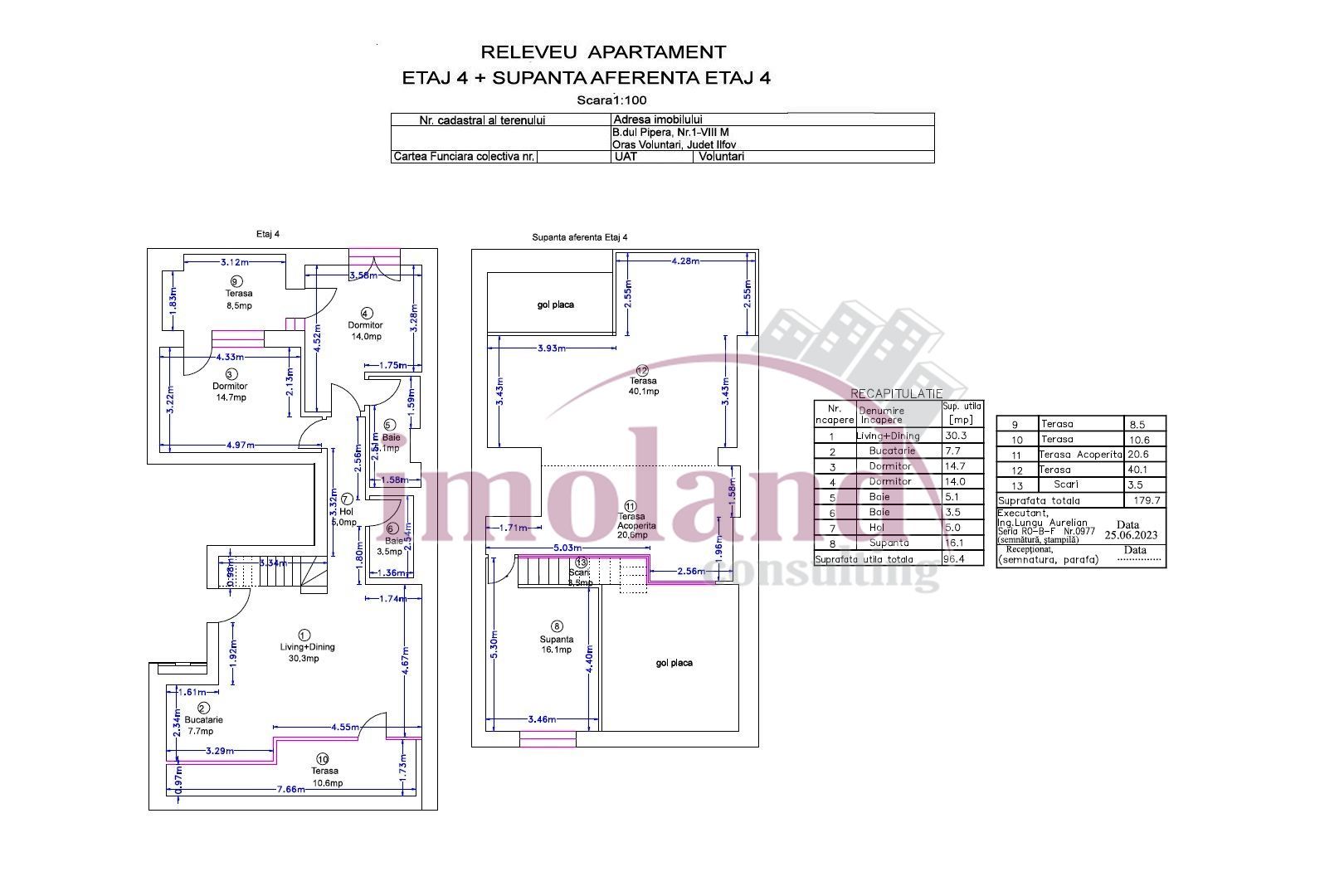 Penthouse duplex - vanzare - Avalon Estate-Pipera - Schiță 11