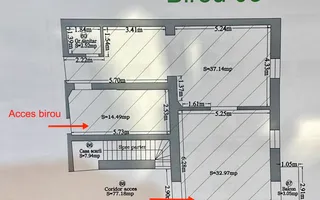Spațiu Birou - Imobil complet renovat - Schiță 24