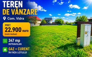 ✨ OPORTUNITATE EXCLUSIVĂ – TEREN PREMIUM ÎN COMUNA VIDRA ✨ - Poză 1