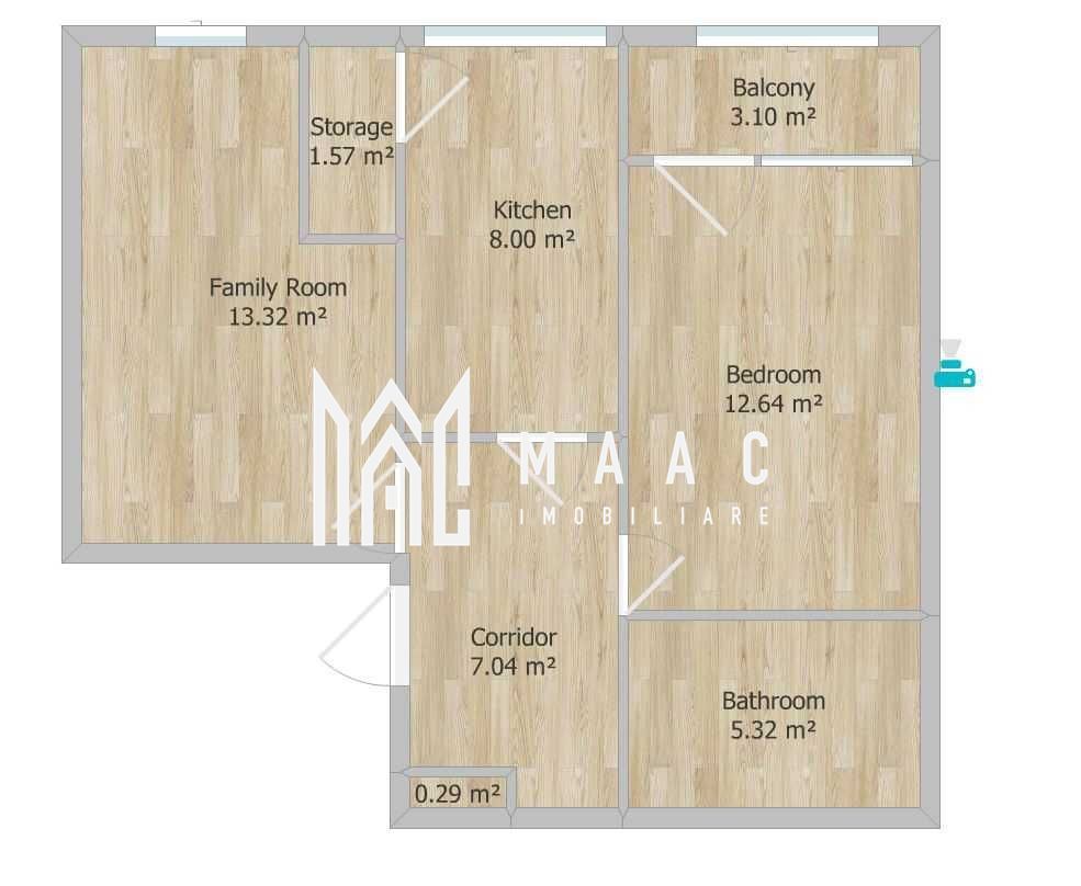 Apartament 2 camere | Etaj 2 | Decomandat | 51 MP | Ciresica - Poză 2
