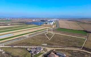 TEREN 14 300 MP CU FRONT 153 M LA DN ,LANGA UAC MEDIESU AURIT - Poză 1