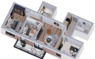 Apartament modern 3 camere, 79 mp, finisaje premium – Comision 0% - Poză 4