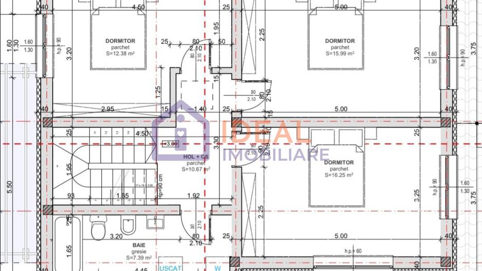 Casa Individuala cu 4 camere si carport, in Selimbar - Schiță 6