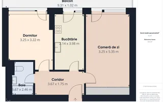 Atria Urban Faza 3 | Piscina | Mobilat 62mp | 2 camere - Schiță 17