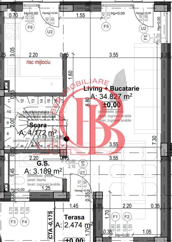 Vila de tip duplex 4 camere  Titan Pallady - Schiță 7