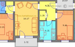Apartament 3 camere Parc Diham - Schiță 18