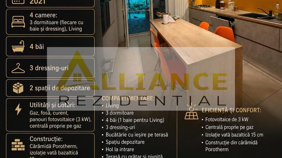 CENTRU MAGURELE-CASA INDIVIDUALA-PARTER-4 CAMERE-4 BAI - Poză 1