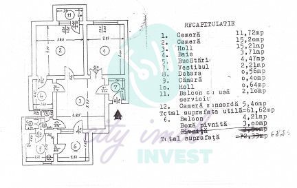 Apartament 2 camere ”la cheie” - Poză 2