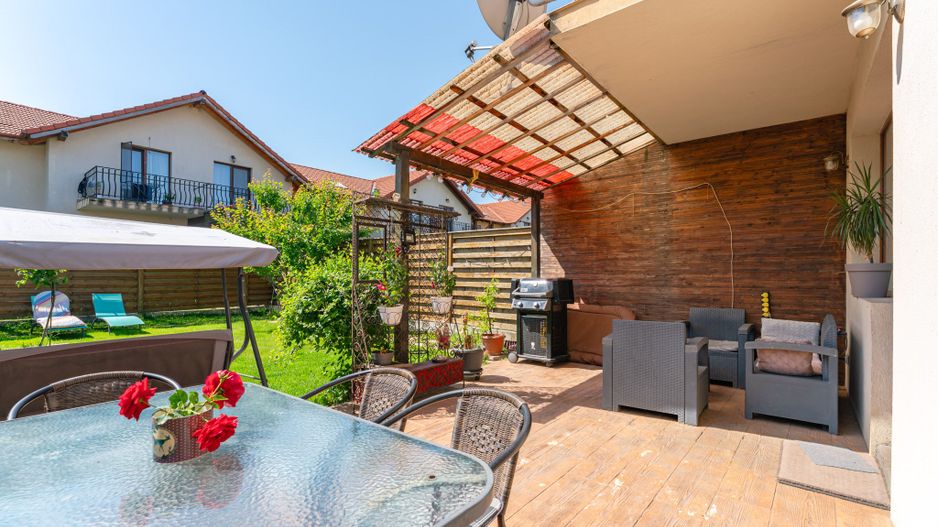 Casă înșiruită în Sânpetru, mobilată, comision 0% cumpărător - Poză 18